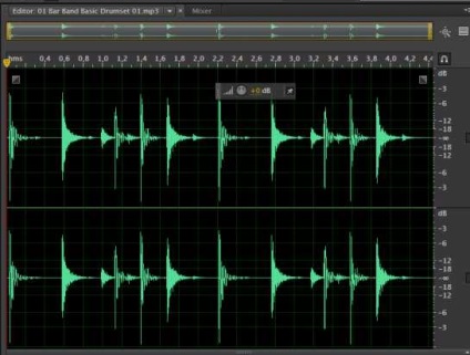 Feldolgozás és dolgozik audio hurkokat Adobe Audition