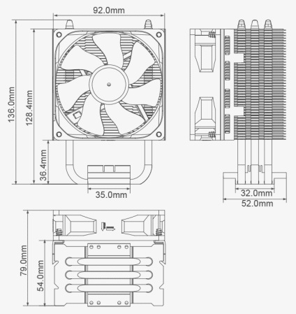 Felülvizsgálata és tesztelése a CPU hűtő Cooler Master Hyper TX3 evo