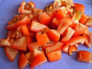 Omlett gombával és paradicsom (omlettet gomba paradicsom) Rántotta gombával és paradicsommal