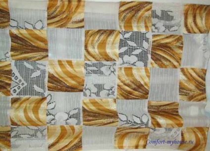 Eredeti patchwork függöny adja meg a kezét, meleg és kényelmes az otthoni (saját) Eredeti patchwork függöny adja meg a kezét, meleg és kényelmes az otthoni