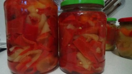 Pepper ecetes téli receptek képekkel (téli) Pepper pácolt téli receptek fotókkal