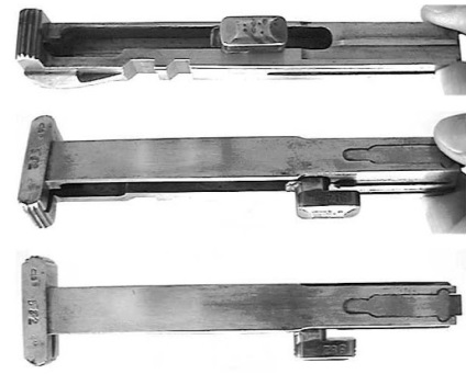 Pisztolyt Mauser-96 (Mauser C96) eszköz interakció mechanizmusok és alkatrészek (fegyver) Pisztolyt Mauser-96 (Mauser C96) eszköz interakció mechanizmusok és alkatrészek
