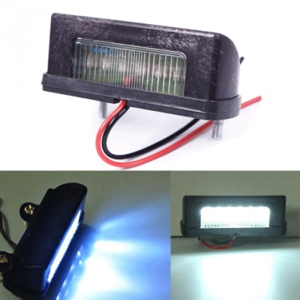 Rendszámtábla megvilágítás LED szalag