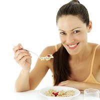 Hasznos étrend alapján gabona- és joghurt