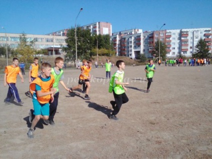 Versenyeken labdarúgó diákok körében 5-6 osztály