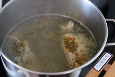 Rice leves csirkével - lépésről lépésre recept, hogyan kell főzni fotókkal