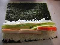 Tekercsek crabsticks (crabsticks sajt) Tekercs Tarisznyarák