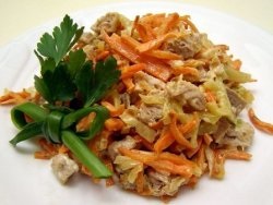 Saláta „Obzhorka” - receptek képekkel