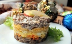 Saláta „Obzhorka” - receptek képekkel
