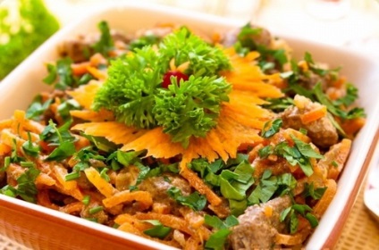 Saláta hús Obzhorka 5 legjobb receptek