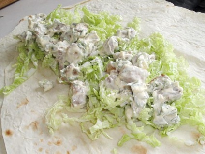 Shawarma otthon sertés - recept fotókkal