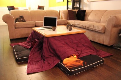 Felmelegszik japán meleg asztal kotatsu