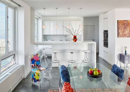 Modern belső konyha egy magánlakás - új megoldások és design ötleteket (otthon) Modern belső konyha egy magánlakás - új megoldások és design ötleteket