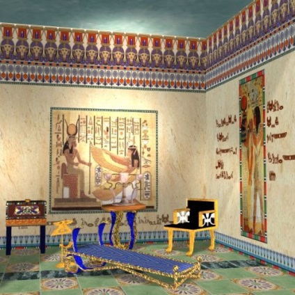 Hálószoba az egyiptomi stílusban, fotó interera tervezés - inhomes online magazin (hálószoba az egyiptomi stílus) Hálószoba az egyiptomi stílusban, fotó interera tervezés - egy online folyóirat inhomes