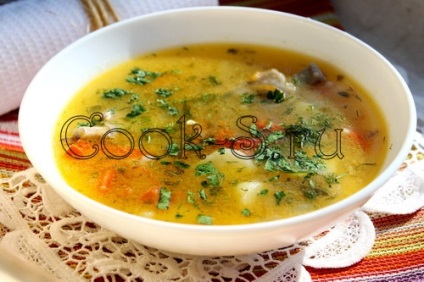 Leves sertésborda - lépésről lépésre recept fotókkal, első fogás (első fogás) Leves sertésborda - lépésről lépésre recept fotókkal, első fogás