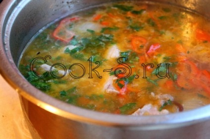 Leves sertésborda - lépésről lépésre recept fotókkal, első fogás (első fogás) Leves sertésborda - lépésről lépésre recept fotókkal, első fogás