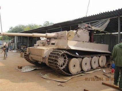 Tank „tigris” teljes méretű