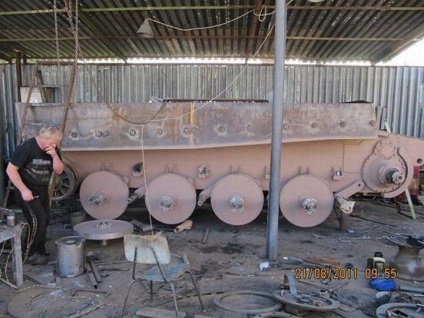 Tank „tigris” teljes méretű
