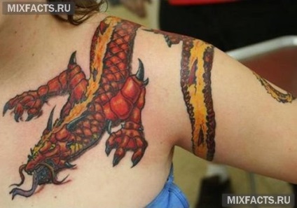 Sárkány Tattoo funkciók és ötletek (sárkány tetoválás a férfiak) Sárkány Tattoo funkciók és ötletek