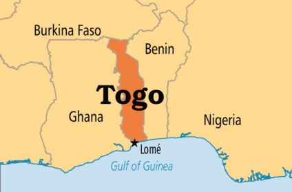 Togo (ország) tőke, leírás, népesség, a kód