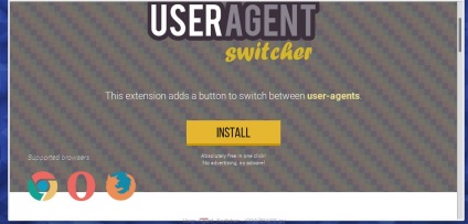 Törlés user-agent switcher reklám (oktatás), spayvare ru