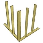 A sarkában egy kocka ház - megoldások - frame házban a tudat, Novoszibirszk (sarkok frame falak) A sarkában egy kocka ház - megoldások - frame ház az elme, Novosibirsk