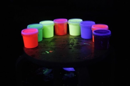 UV festék láthatatlan lumineszcens bevonattal, a használati utasítást, videó és fotók