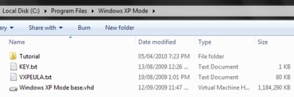 Telepítése Windows XP Mode a Windows 7 alap és prémium