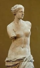 Venera Milosskaya - kar nélküli istennő - Venus de Milo, Aphrodite Louvre