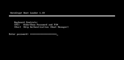 Veracrypt titkosítási rendszer partíció (VeraCrypt rakodó felület) Veracrypt titkosítási rendszer partíció
