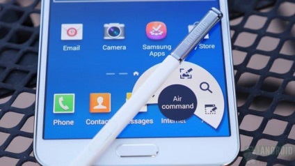 Lehetőségek s tollat ​​a Galaxy Note 3, az összes lehetőséget a reflektorfényben