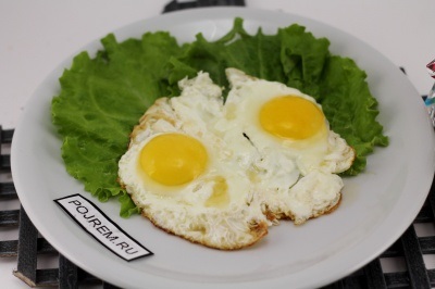 Fried tükörtojást - lépésről lépésre recept, hogyan kell főzni fotókkal