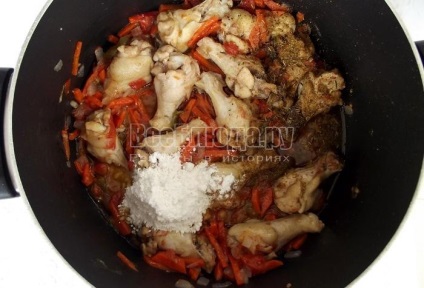 Sült csirke burgonyával, a recept lépésről lépésre fotók, minden étkezés (burgonya) Sült csirke burgonyával, a recept lépésről lépésre fotók, minden étkezés