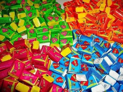 Rágógumi (rágógumi) szeretet (rágás) Rágógumi (rágógumi) szerelem