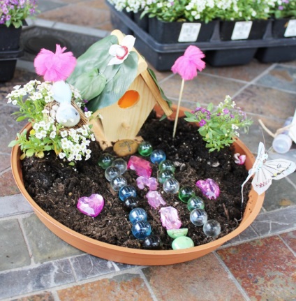 20 Fairy mini-kertek, hogy lehet elrendezni a kertben