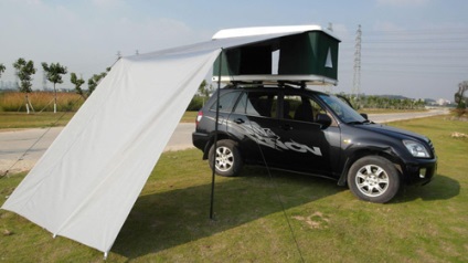 Cars - lakóautó - Áttekintés - sátorban a tetőn