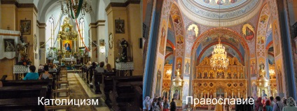 Mi a különbség az ortodox katolikus templomok