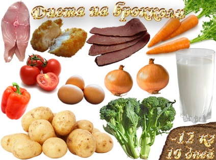 Diet brokkoli, 12 kg, 10 nap (nap) Diet brokkoli, 12 kg, 10 nap