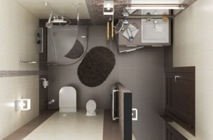 belsőépítészeti közös fürdőszoba, fotó lehetőségek rendezését kombinált fürdőszoba,