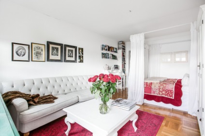 Design stúdió lakás 40 négyzetméter (korabeli fotók) Design stúdió lakás 40 négyzetméter