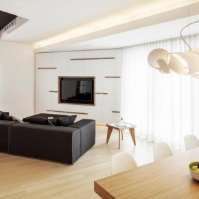 A design a második fény a belső térben a családi otthon