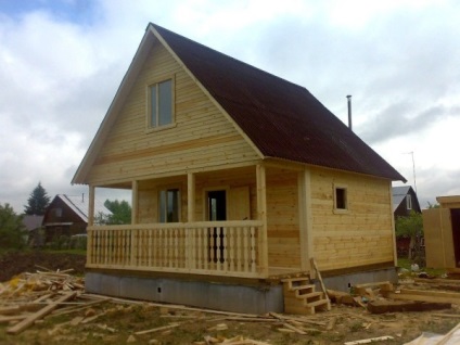 Készült házak csiszolt fa útmutató a választott anyag az építési saját kezét (és fotók