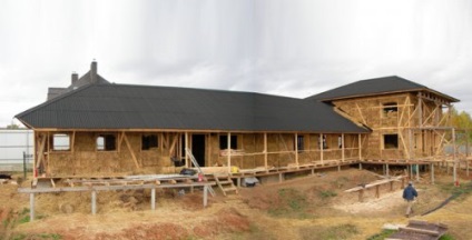 House szalma kezét (frame szalma blokkok) House szalma saját kezűleg