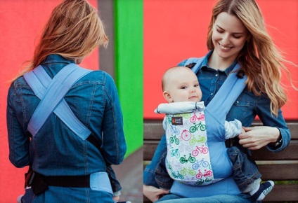Ergo hátizsák - a helyes megközelítés, hogy sétálni a baba