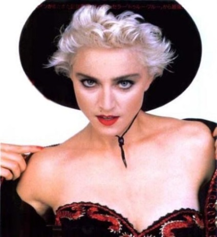 Evolution frizurák Madonna