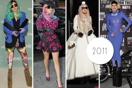 Evolution stílus Lady Gaga, címlapjáról mosolygott ránk