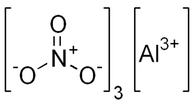 alumínium-nitrát Formula Chemistry (a fölös hidrogén-karbonát-oldattal) alumínium-nitrát képlet Chemistry