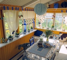 Photo tervezés veranda az ország saját kezűleg