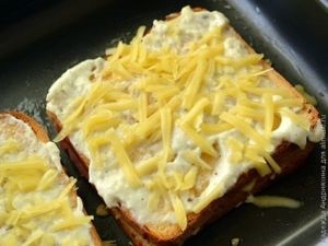 Francia szendvicsek Croque-né és croque monsieur