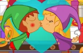 Játékok a lányok csókolózás - játszanak puszi